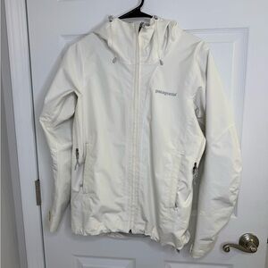 Patagonia Torrentshell H2No Women's SzSmall Rain Jacket White spring waterproof